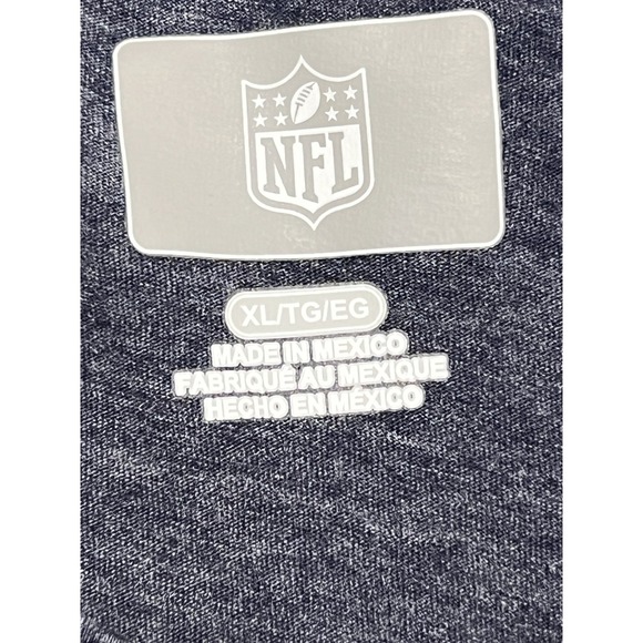 New England Patriots T-Shirt NFL Team Apparel Heather Navy Women's XL NWT - Picture 4 of 7